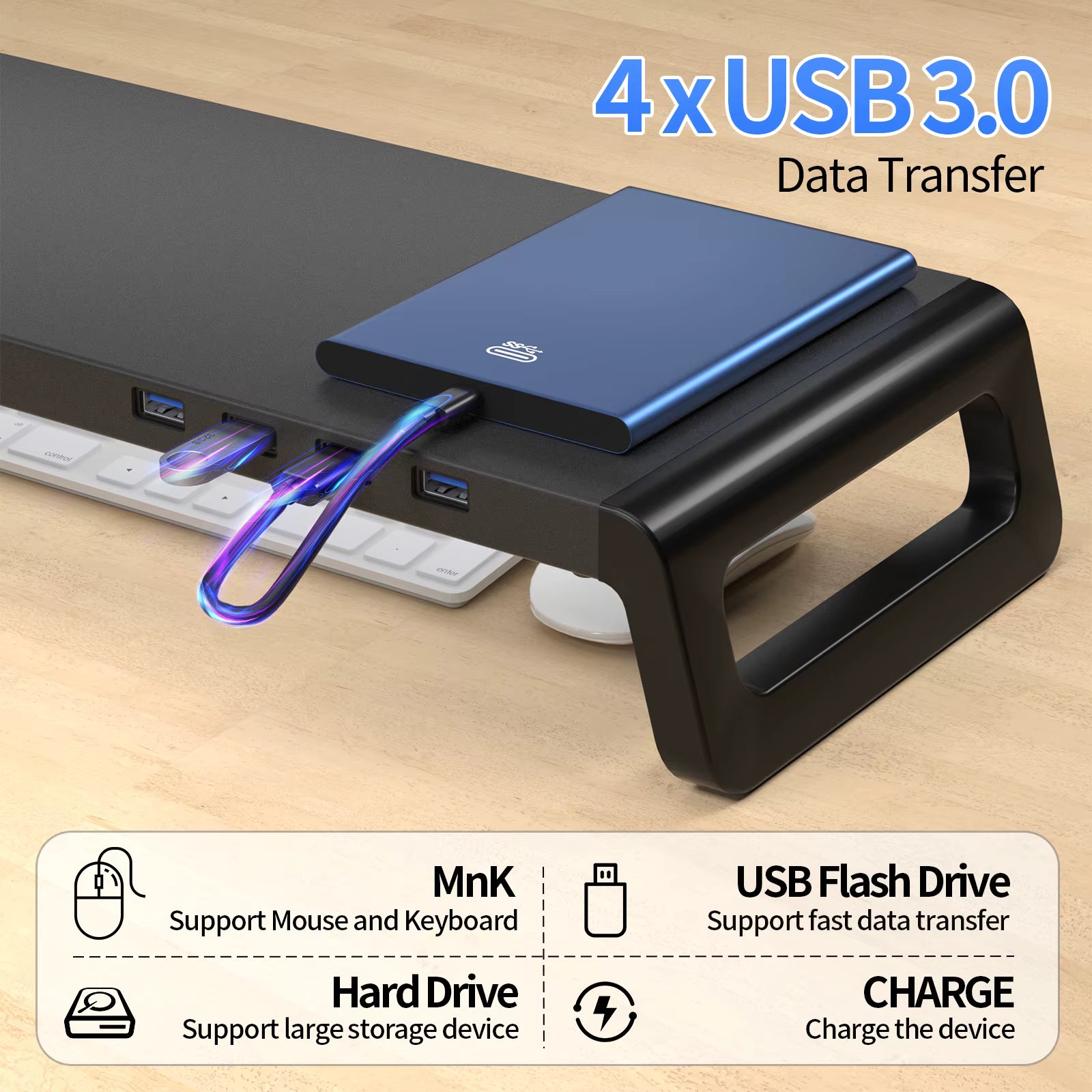 PowerDock Monitor Stand